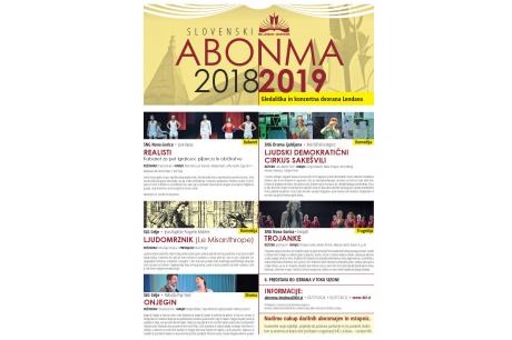 Slovenski gledališki abonma 2018/19
