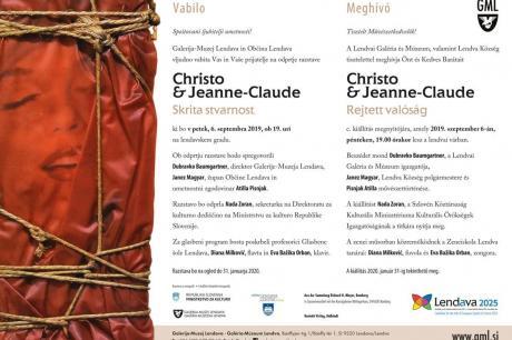Odprtje razstave Christo & Jeanne Claude
